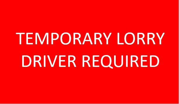 Temporary Lorry Driver Required