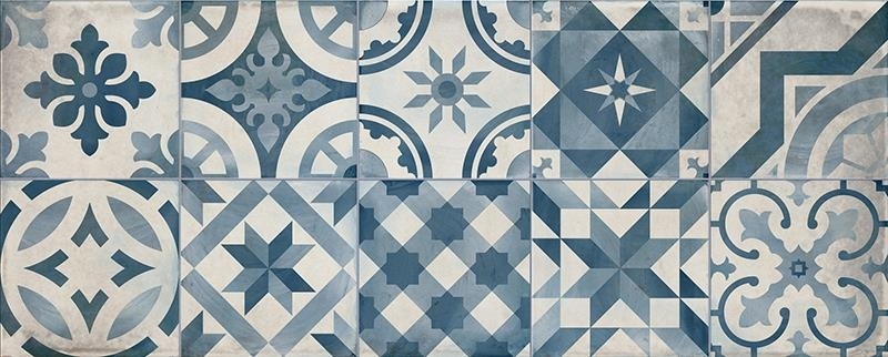 Montblanc Blue Decor 20 x 50 Wall Tile CT13